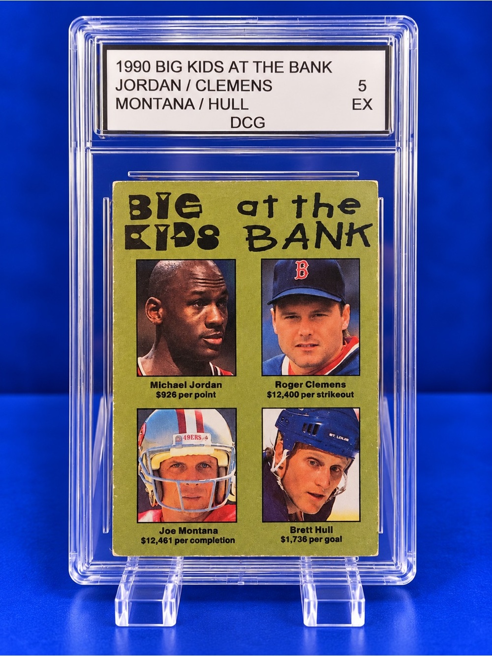 Big Kids at the Bank Sports Trading Card - Michael Jordan Joe Montana Hull …